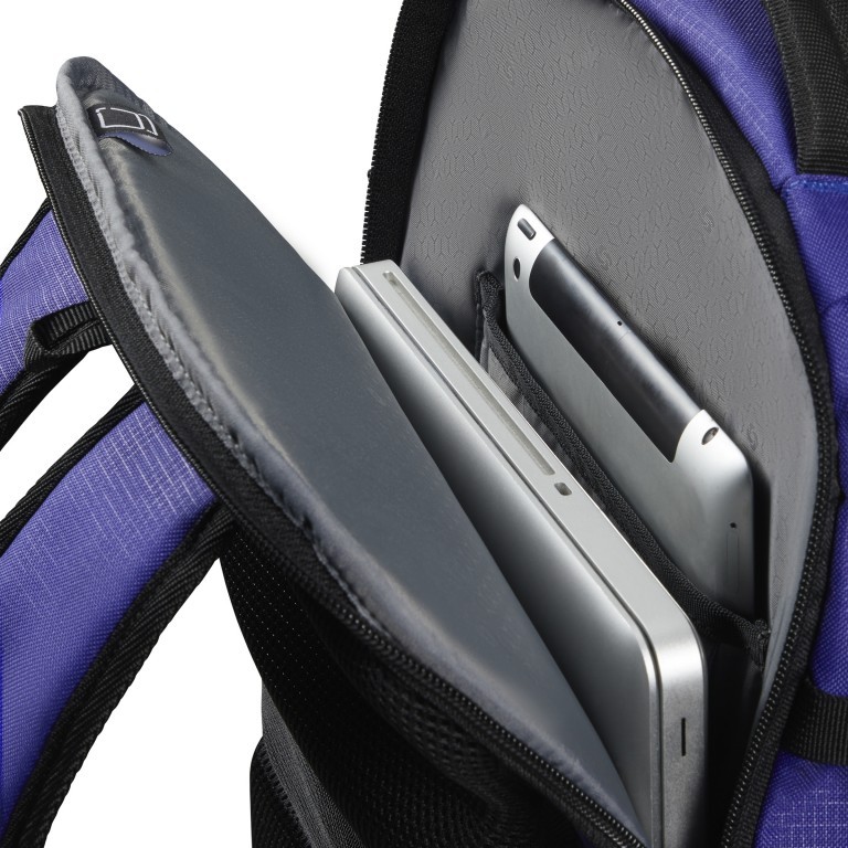 Rucksack Roader Backpack M mit Laptopfach 15.6 Zoll Deep Blue, Farbe: blau/petrol, Marke: Samsonite, EAN: 5400520195388, Abmessungen in cm: 33x44x23, Bild 8 von 9