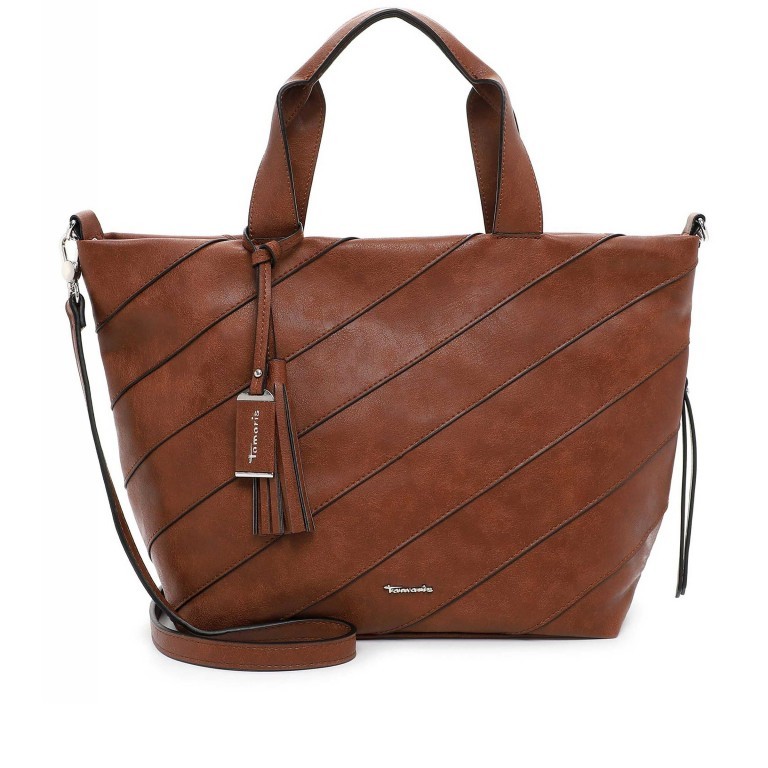 Handtasche Anabell Cognac, Farbe: cognac, Marke: Tamaris, EAN: 4063512110588, Abmessungen in cm: 29x18x16, Bild 1 von 5