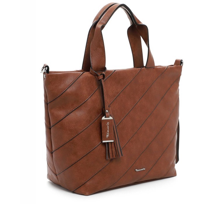 Handtasche Anabell Cognac, Farbe: cognac, Marke: Tamaris, EAN: 4063512110588, Abmessungen in cm: 29x18x16, Bild 2 von 5