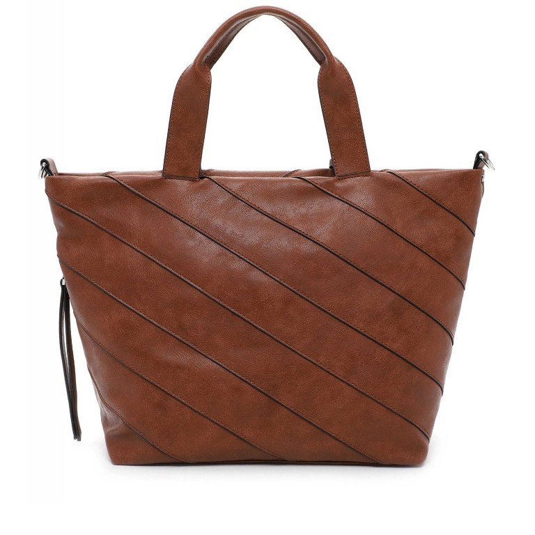 Handtasche Anabell Cognac, Farbe: cognac, Marke: Tamaris, EAN: 4063512110588, Abmessungen in cm: 29x18x16, Bild 3 von 5