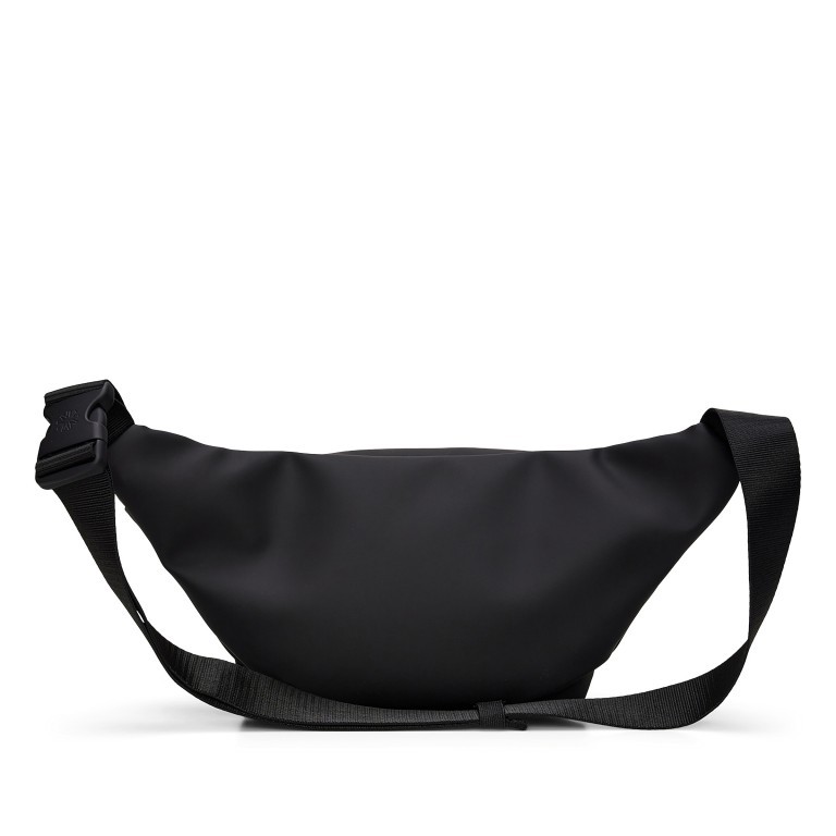 Gürteltasche Bum Bag Black, Farbe: schwarz, Marke: Rains, EAN: 5711747571320, Abmessungen in cm: 41x18x8, Bild 2 von 4