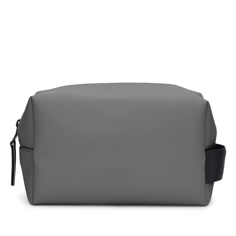 Kulturbeutel Wash Bag Small Grey, Farbe: grau, Marke: Rains, EAN: 5711747573645, Abmessungen in cm: 21x13x11, Bild 1 von 4