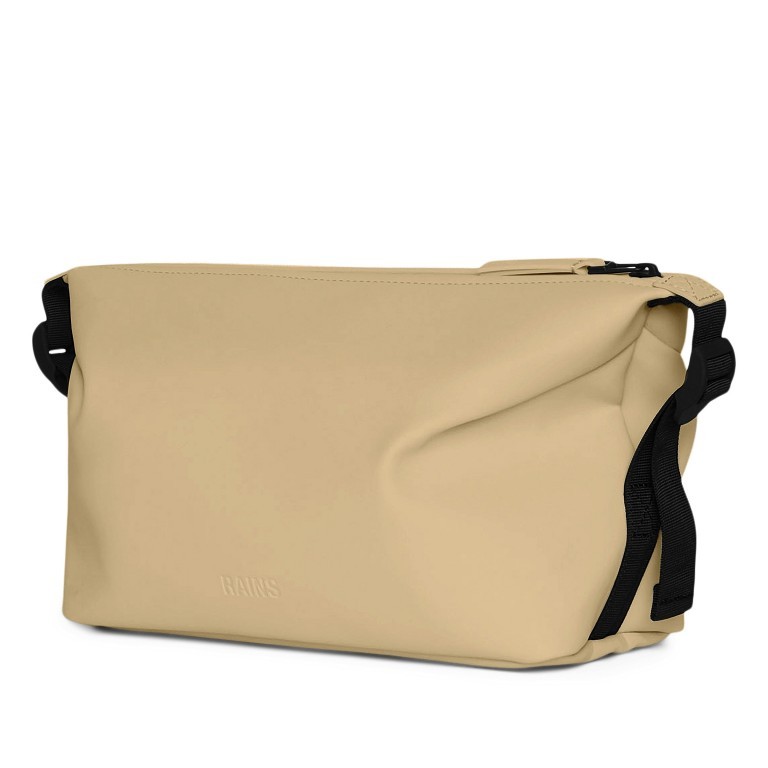 Kulturbeutel Weekend Wash Bag Dune, Farbe: beige, Marke: Rains, EAN: 5711747571856, Abmessungen in cm: 26x14x12, Bild 2 von 4