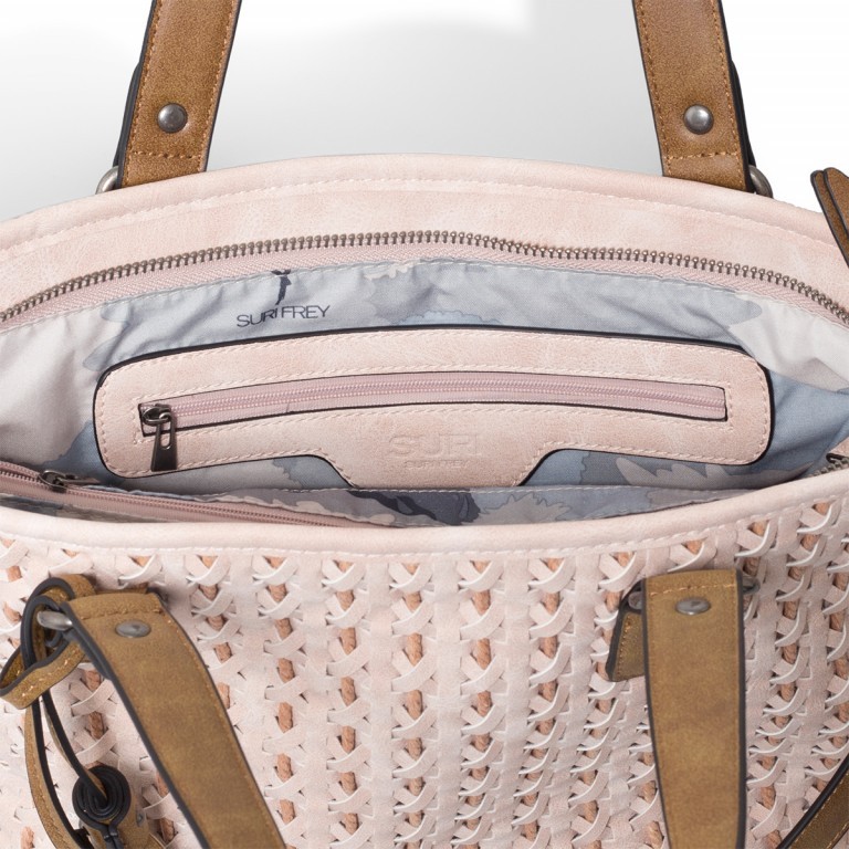 Shopper Nelly 10623 Rose, Farbe: rosa/pink, Marke: Suri Frey, Abmessungen in cm: 33x28x13, Bild 3 von 4