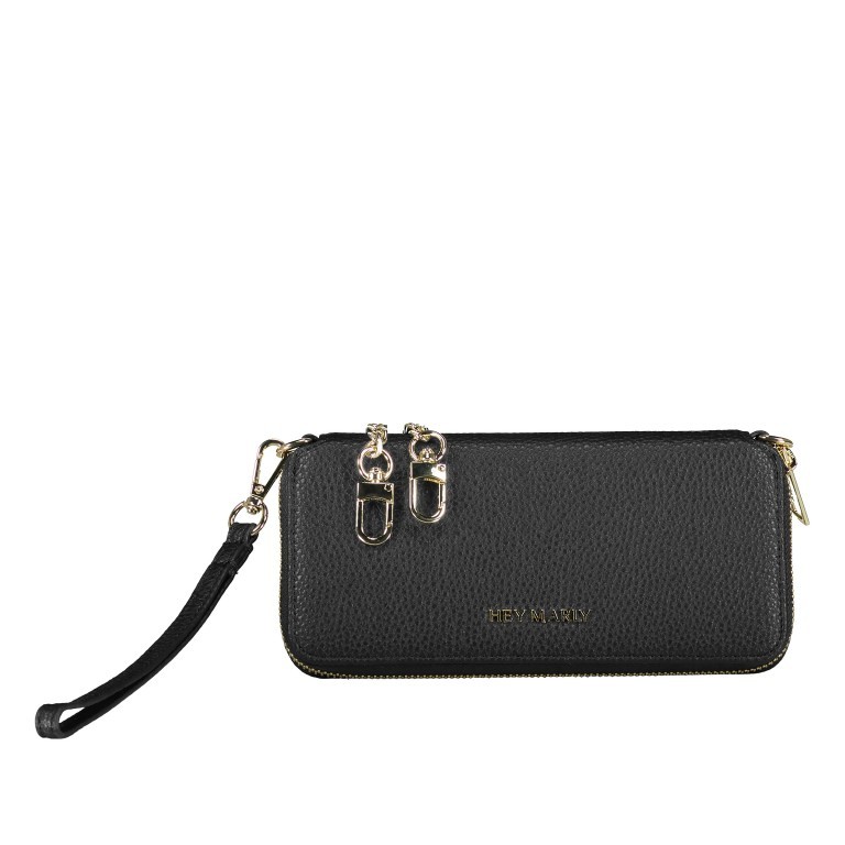 Umhängetasche / Clutch / Portemonnaie Classy Chain Black, Farbe: schwarz, Marke: Hey Marly, EAN: 4260597617609, Abmessungen in cm: 20x10x3, Bild 1 von 7