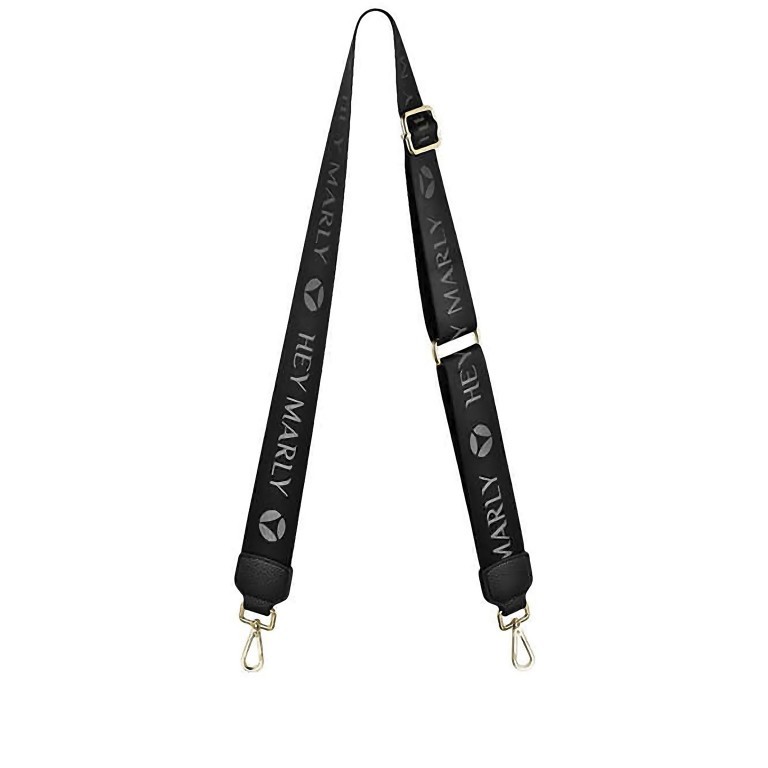 Schulterriemen Signature Strap Black, Farbe: schwarz, Marke: Hey Marly, EAN: 4260597613731, Bild 1 von 7