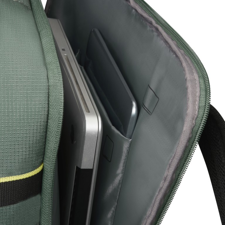 Rucksack Take2Cabin Casual Backpack M mit Laptopfach 15.6 Zoll Dark Forest, Farbe: grün/oliv, Marke: American Tourister, EAN: 5400520240750, Abmessungen in cm: 20x45x36, Bild 10 von 15