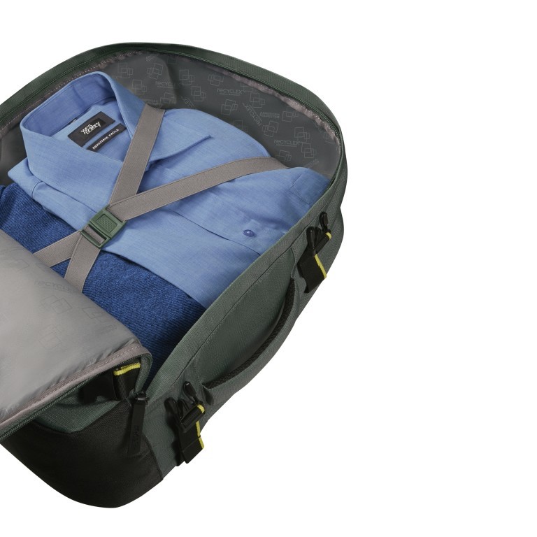 Rucksack Take2Cabin Casual Backpack M mit Laptopfach 15.6 Zoll Dark Forest, Farbe: grün/oliv, Marke: American Tourister, EAN: 5400520240750, Abmessungen in cm: 20x45x36, Bild 8 von 15