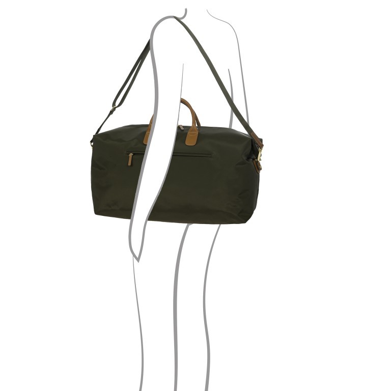 Reisetasche X-BAG & X-Travel 2 in 1 Oliva, Farbe: grün/oliv, Marke: Brics, EAN: 8016623887562, Abmessungen in cm: 55x32x20, Bild 5 von 7