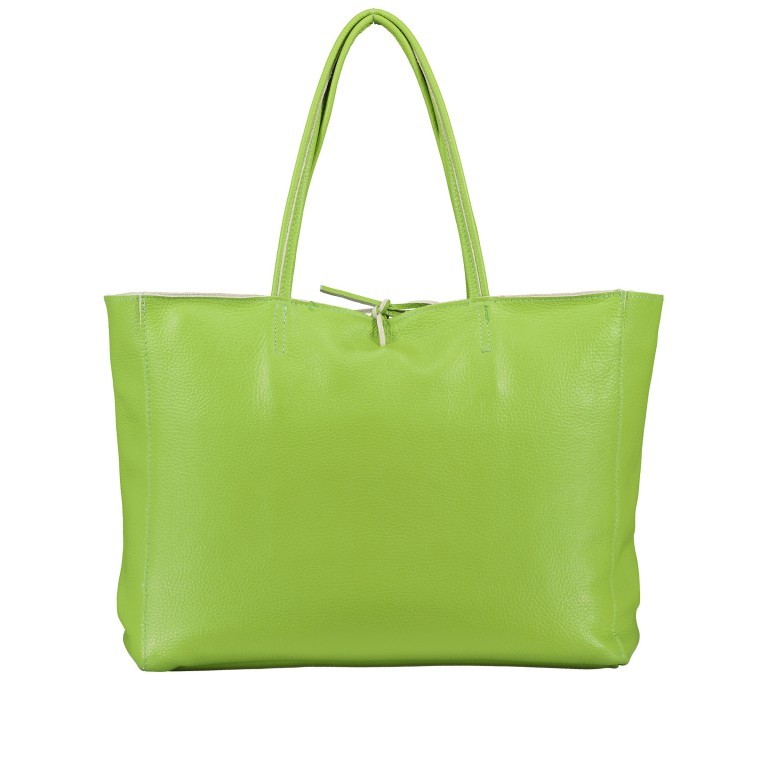 Shopper Dollaro Kiwi, Farbe: grün/oliv, Marke: Hausfelder Manufaktur, EAN: 4065646019232, Abmessungen in cm: 38x31.5x12, Bild 1 von 5