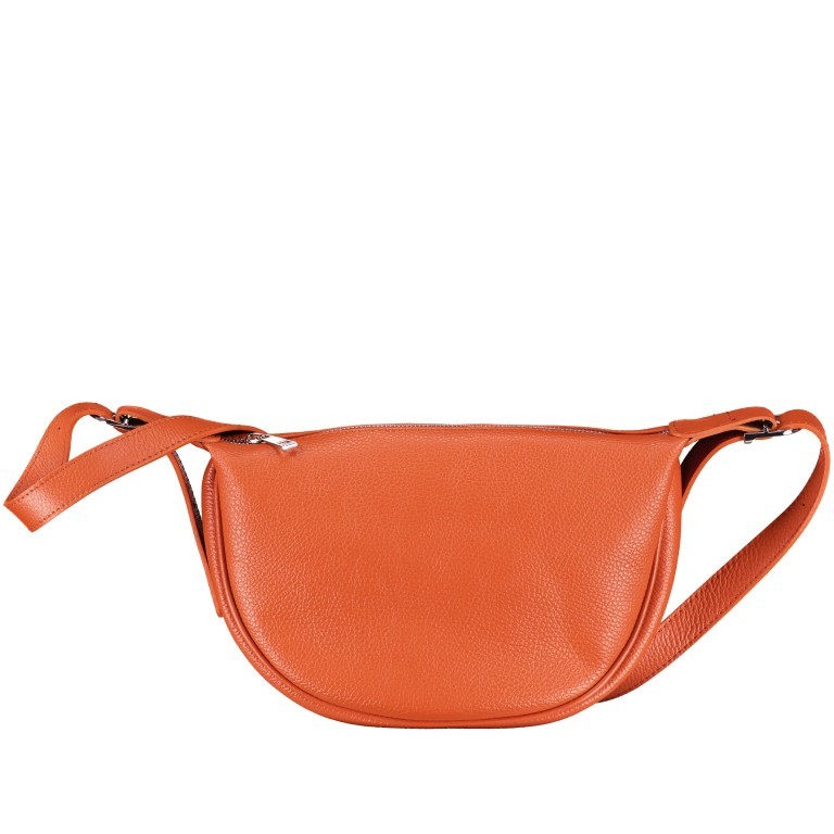 Beuteltasche Moonbag Orange, Farbe: orange, Marke: Hausfelder Manufaktur, EAN: 4065646019294, Abmessungen in cm: 29x18x5.5, Bild 1 von 6