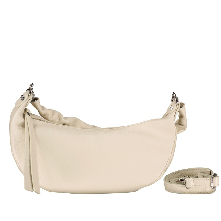 Beuteltasche Moonbag Beige, Farbe: beige, Marke: Hausfelder Manufaktur, EAN: 4065646019331, Abmessungen in cm: 31x18x10.5, Bild 1 von 8