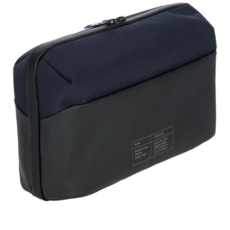 Kulturbeutel Urban Eco Washbag L mit Haken zum Aufhängen Dark Blue, Farbe: blau/petrol, Marke: Porsche Design, EAN: 4056487018430, Abmessungen in cm: 27x18x10, Bild 4 von 9