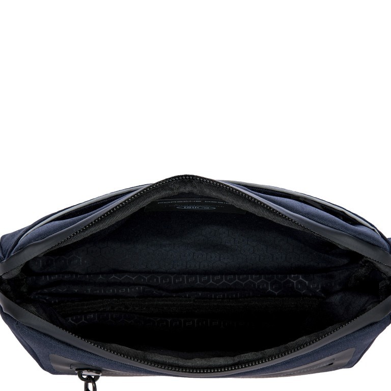 Gürteltasche Urban Eco Belt Bag Dark Blue, Farbe: blau/petrol, Marke: Porsche Design, EAN: 4056487017624, Abmessungen in cm: 14x22x5, Bild 6 von 11