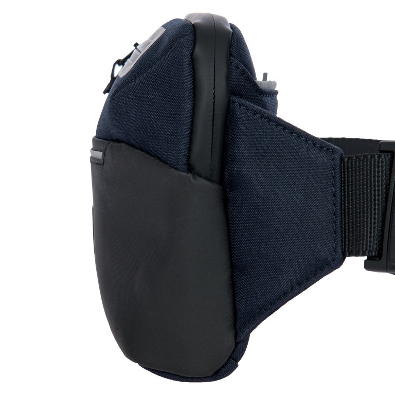 Gürteltasche Urban Eco Belt Bag Dark Blue, Farbe: blau/petrol, Marke: Porsche Design, EAN: 4056487017624, Abmessungen in cm: 14x22x5, Bild 3 von 11