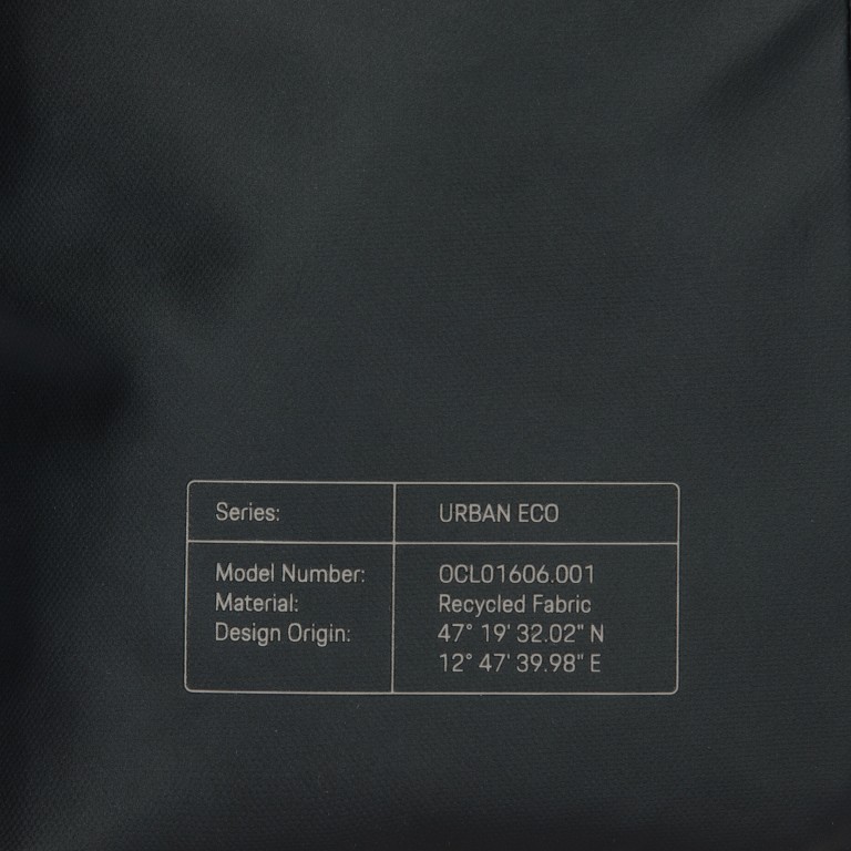Freizeitrucksack Urban Eco Backpack XS Black, Farbe: schwarz, Marke: Porsche Design, EAN: 4056487017471, Abmessungen in cm: 27x40x14, Bild 12 von 14
