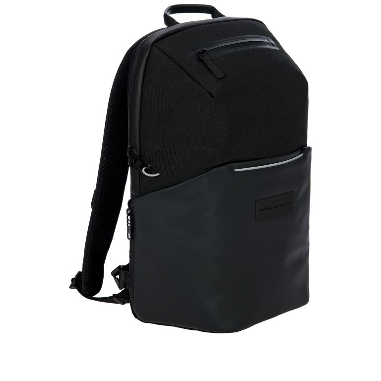 Freizeitrucksack Urban Eco Backpack XS Black, Farbe: schwarz, Marke: Porsche Design, EAN: 4056487017471, Abmessungen in cm: 27x40x14, Bild 2 von 14