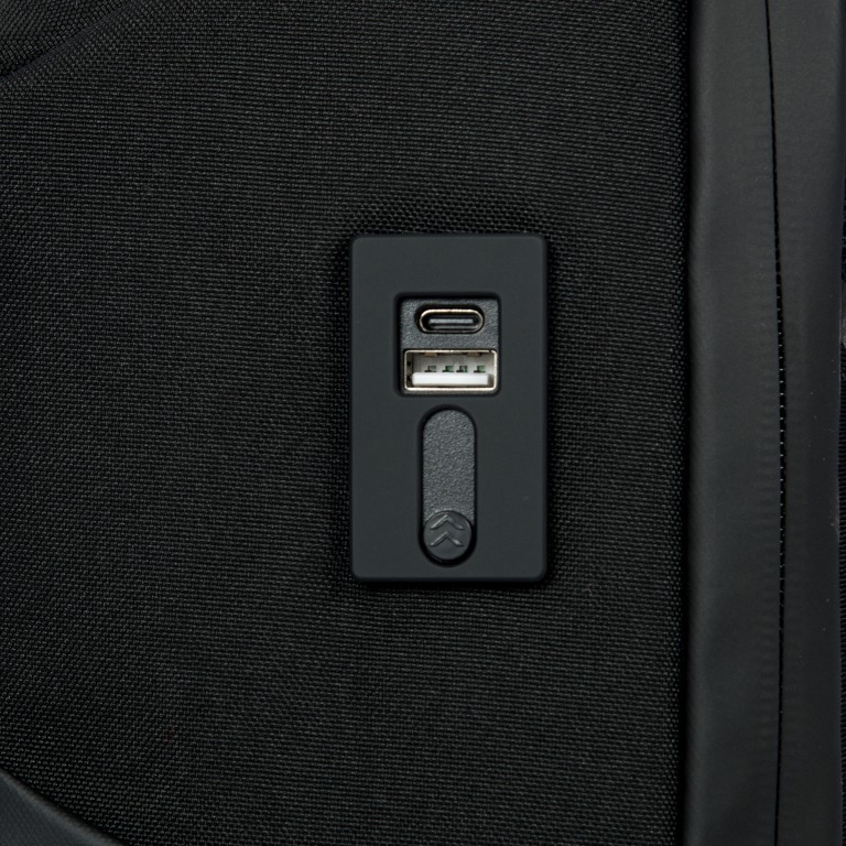 Freizeitrucksack Urban Eco Backpack XS Black, Farbe: schwarz, Marke: Porsche Design, EAN: 4056487017471, Abmessungen in cm: 27x40x14, Bild 10 von 14