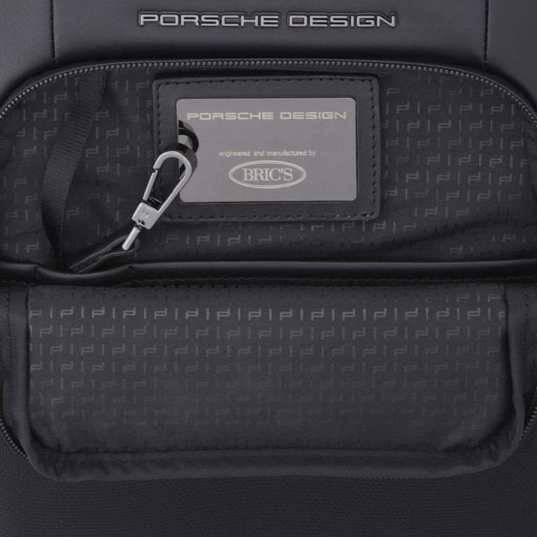 Umhängetasche Roadster 4.0 Shoulder Bag S Black, Farbe: schwarz, Marke: Porsche Design, EAN: 4056487001678, Abmessungen in cm: 21x28x3.5, Bild 7 von 9
