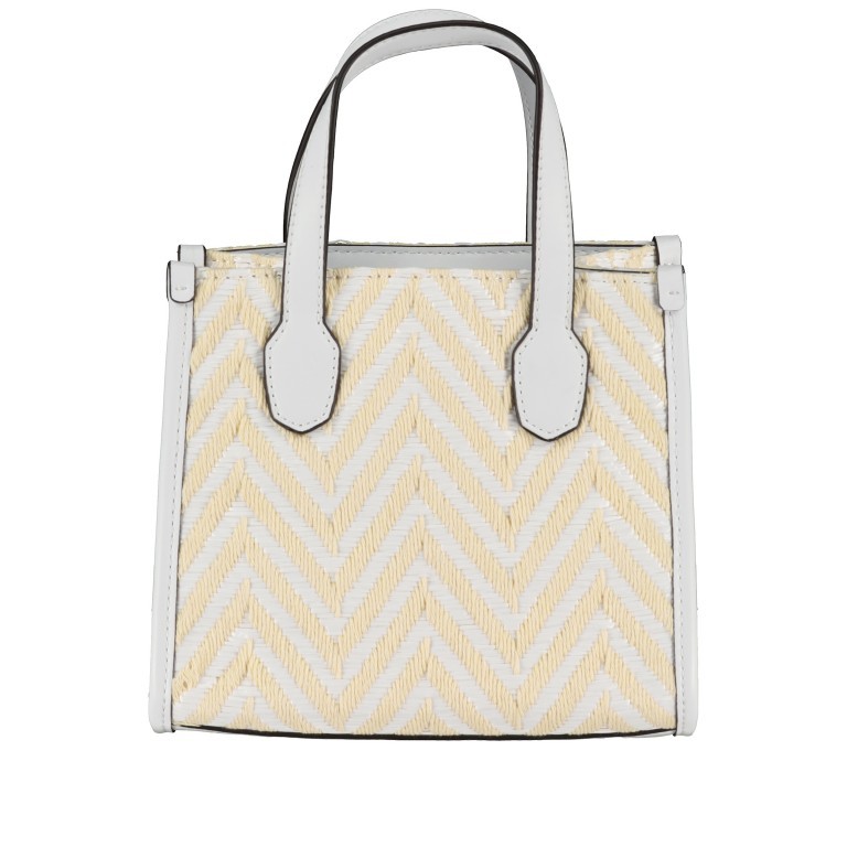 Handtasche Silvana Mini White, Farbe: weiß, Marke: Guess, EAN: 0190231814948, Abmessungen in cm: 20.5x18.5x9, Bild 3 von 7