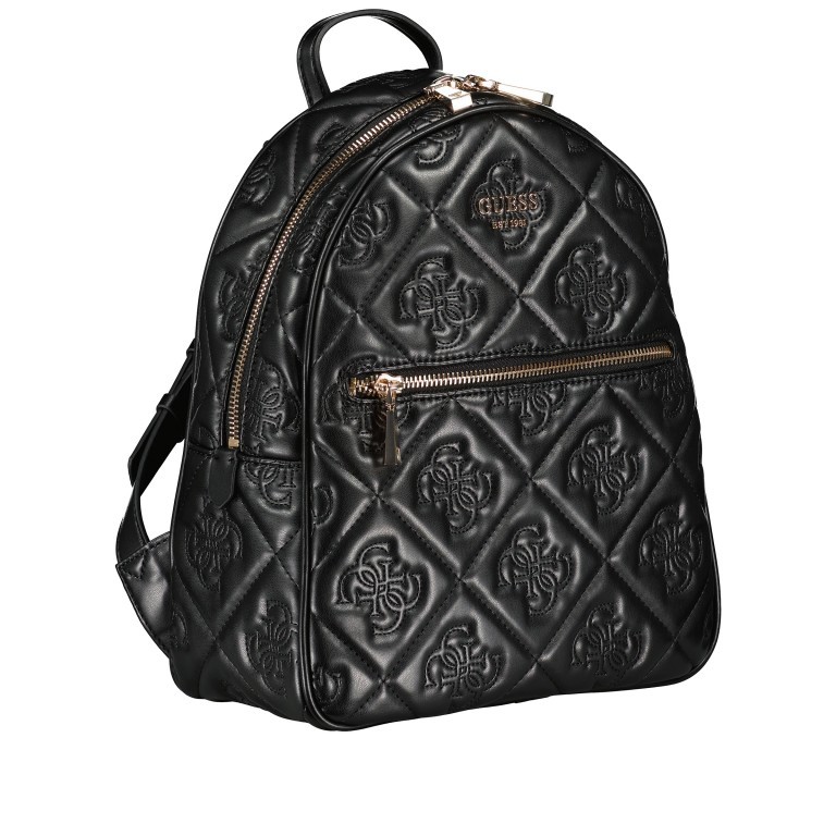 Rucksack VIKKY II Big Logo Black, Farbe: schwarz, Marke: Guess, EAN: 0190231817925, Abmessungen in cm: 27.5x31.5x12, Bild 2 von 6
