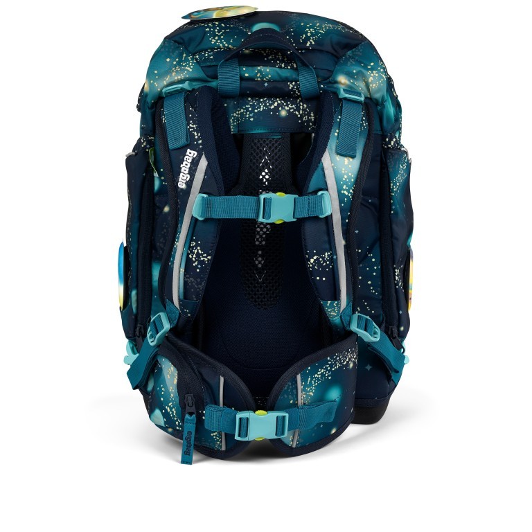 Schulranzen Pack Galaxy Glow Set 6-teilig RaumfahrBär, Farbe: blau/petrol, Marke: Ergobag, EAN: 4057081176953, Abmessungen in cm: 28x40x25, Bild 5 von 6