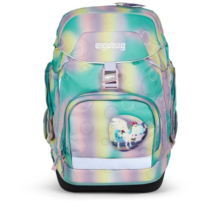 Schulranzen Pack Glow Set 6-teilig ZauBärwelt, Farbe: grün/oliv, Marke: Ergobag, EAN: 4057081176946, Abmessungen in cm: 28x40x25, Bild 6 von 7