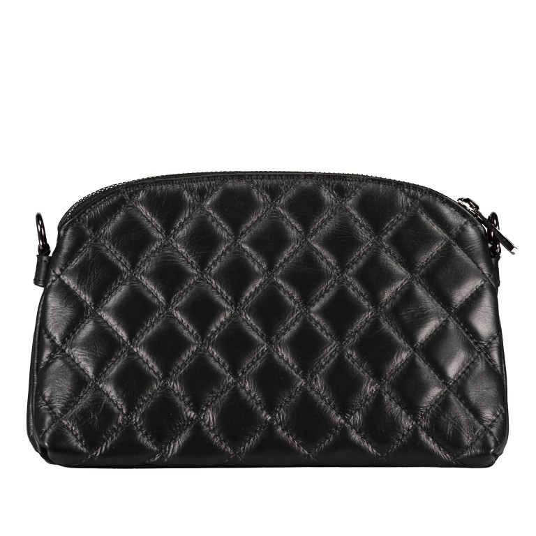 Umhängetasche Schwarz, Farbe: schwarz, Marke: Hausfelder Manufaktur, EAN: 4065646019522, Abmessungen in cm: 26x15.5x5.5, Bild 3 von 6