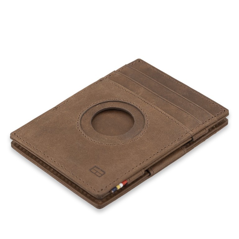 Geldbörse Essenziale Magic AirTag Wallet mit RFID-Schutz Brown, Farbe: braun, Marke: Garzini, EAN: 5430003139257, Abmessungen in cm: 7.5x10.8x1.8, Bild 2 von 8