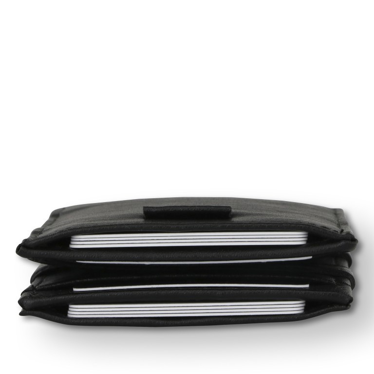 Geldbörse Cavare Magic Wallet Card Sleeve Vegan mit RFID-Schutz Black, Farbe: schwarz, Marke: Garzini, EAN: 0795152479285, Abmessungen in cm: 7.5x10.8x1, Bild 3 von 10