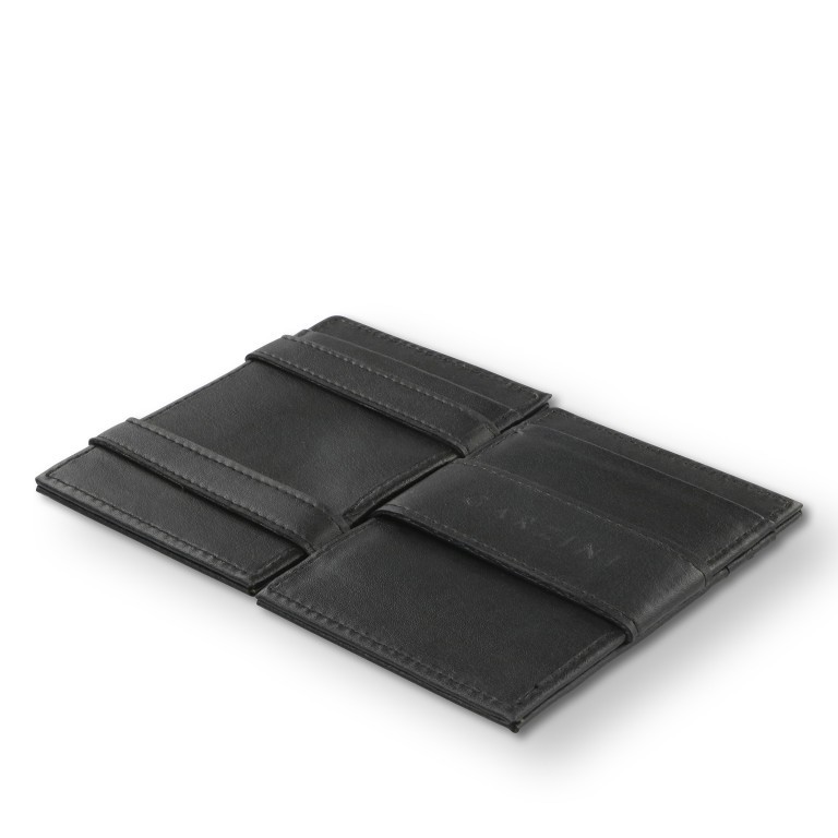 Geldbörse Cavare Magic Wallet Card Sleeve Vegan mit RFID-Schutz Black, Farbe: schwarz, Marke: Garzini, EAN: 0795152479285, Abmessungen in cm: 7.5x10.8x1, Bild 8 von 10