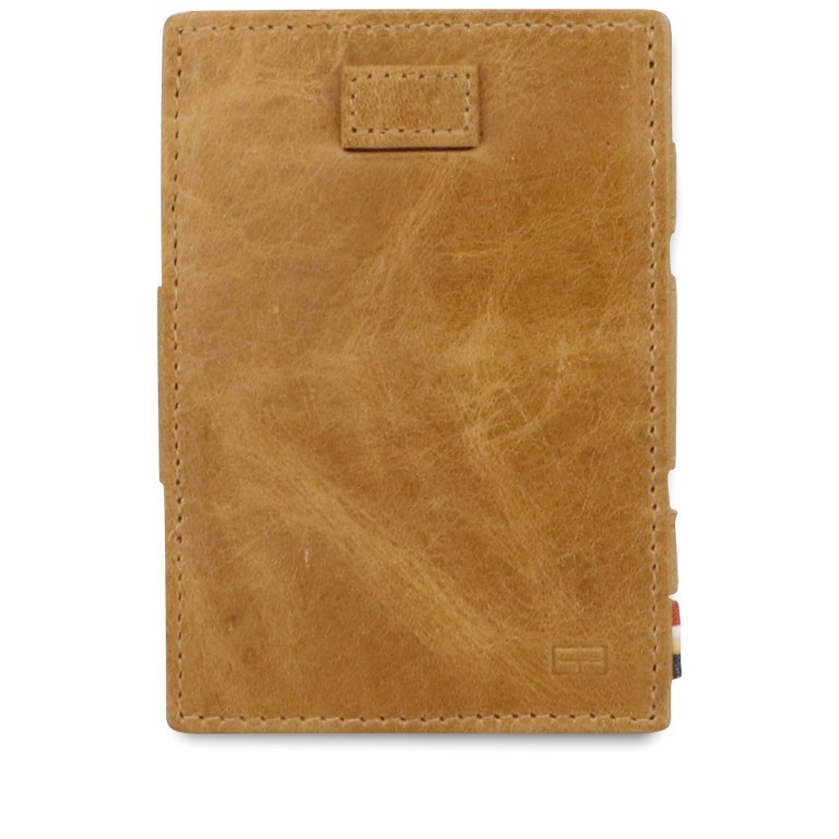 Geldbörse Cavare Magic Coin Wallet Card Sleeve mit RFID-Schutz Cognac, Farbe: cognac, Marke: Garzini, EAN: 0705377511240, Abmessungen in cm: 7.5x10.8x1, Bild 1 von 5