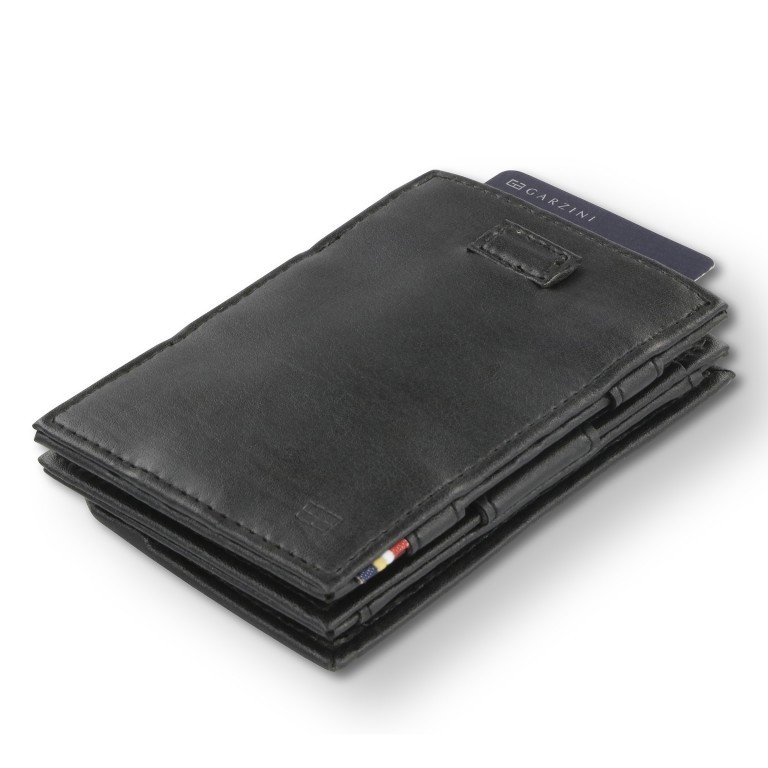 Geldbörse Cavare Magic Coin Wallet Card Sleeve Vegan mit RFID-Schutz Black, Farbe: schwarz, Marke: Garzini, EAN: 0795152479360, Abmessungen in cm: 7.5x10.8x1, Bild 4 von 9