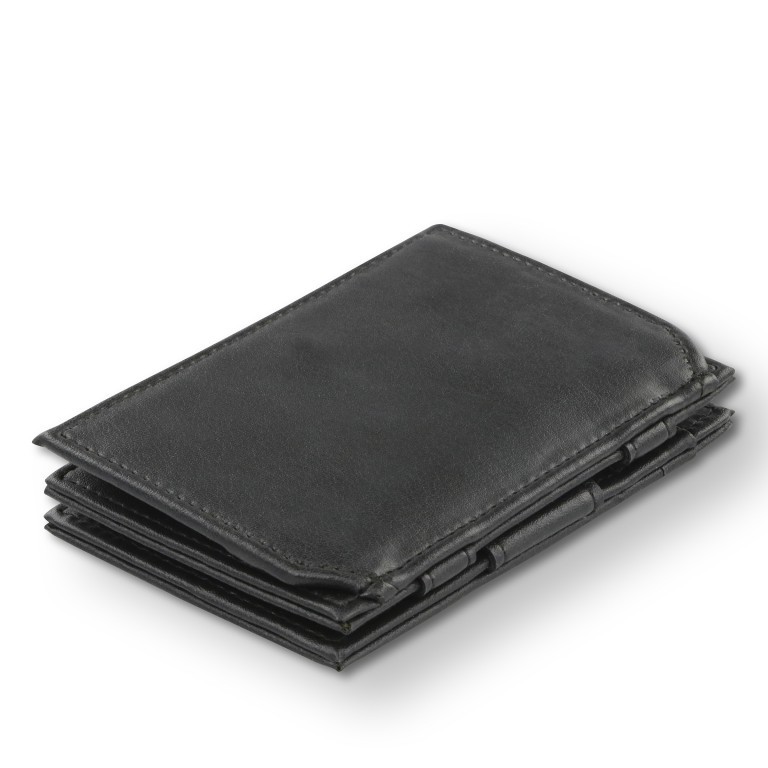 Geldbörse Cavare Magic Coin Wallet Card Sleeve Vegan mit RFID-Schutz Black, Farbe: schwarz, Marke: Garzini, EAN: 0795152479360, Abmessungen in cm: 7.5x10.8x1, Bild 3 von 9