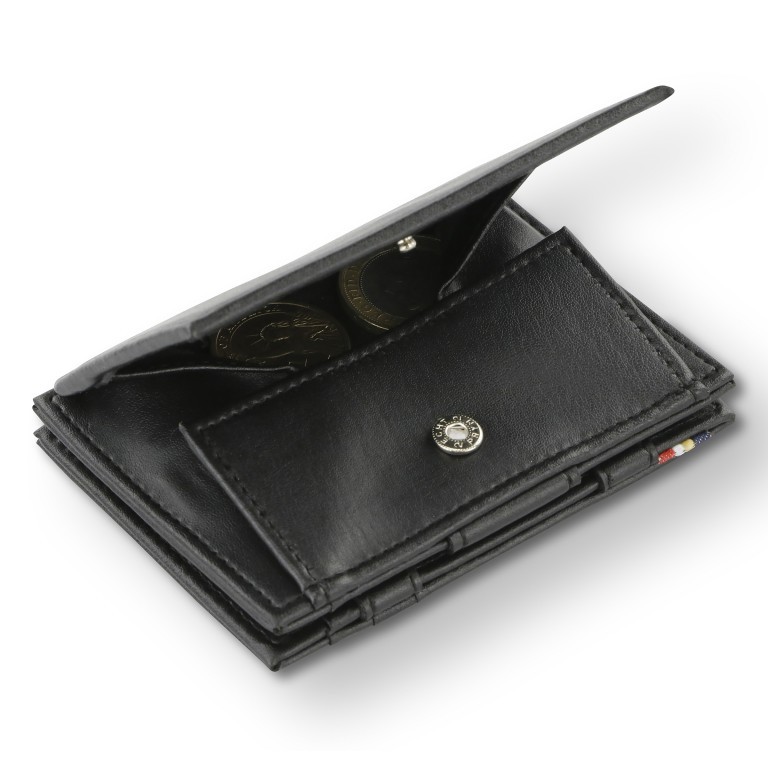 Geldbörse Cavare Magic Coin Wallet Card Sleeve Vegan mit RFID-Schutz Black, Farbe: schwarz, Marke: Garzini, EAN: 0795152479360, Abmessungen in cm: 7.5x10.8x1, Bild 7 von 9