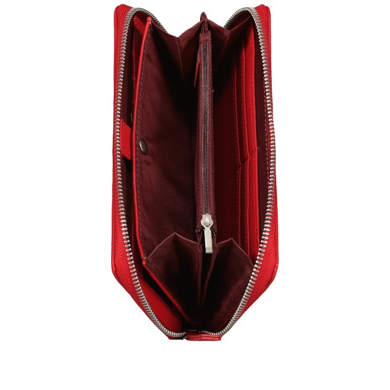Geldbörse Mademoiselle Wallet MW2 Cherry, Farbe: rot/weinrot, Marke: Zwei, EAN: 4250257933484, Abmessungen in cm: 19.5x10x3, Bild 5 von 5