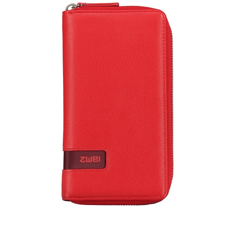 Geldbörse Mademoiselle Wallet MW2 Cherry, Farbe: rot/weinrot, Marke: Zwei, EAN: 4250257933484, Abmessungen in cm: 19.5x10x3, Bild 1 von 5