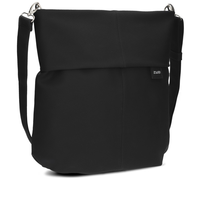Umhängetasche Mademoiselle M140 Nubuk Black, Farbe: schwarz, Marke: Zwei, EAN: 4250257934153, Abmessungen in cm: 35x35x18, Bild 1 von 8