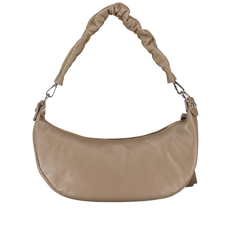 Beuteltasche Moonbag Taupe, Farbe: taupe/khaki, Marke: Hausfelder Manufaktur, EAN: 4065646019669, Abmessungen in cm: 31x18x10.5, Bild 3 von 8