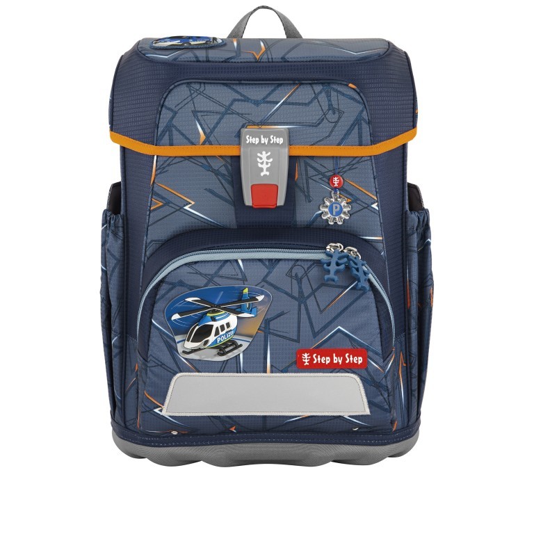 Schulranzen Cloud Set 5-teilig Helicopter Sam, Farbe: grau, Marke: Step by Step, EAN: 4047443504012, Abmessungen in cm: 28x37.5x20, Bild 2 von 14