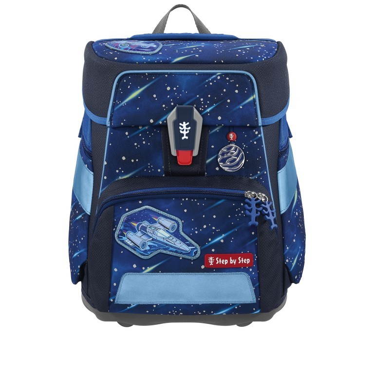 Schulranzen Space Reflect Special Edition Set 5-teilig Star Shuttle Elio, Farbe: blau/petrol, Marke: Step by Step, EAN: 4047443504135, Abmessungen in cm: 38x37x20, Bild 2 von 14