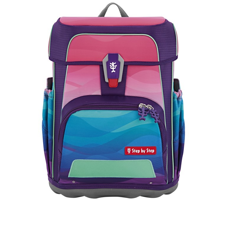 Schulranzen Cloud Ocean Limited Edition Set 5-teilig Dolphin Lana, Farbe: rot/weinrot, Marke: Step by Step, EAN: 4047443504166, Abmessungen in cm: 28x37.5x20, Bild 4 von 14