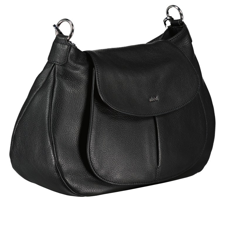 Beuteltasche Dalia Evelyn Black Nickel, Farbe: schwarz, Marke: Abro, EAN: 4067278255057, Abmessungen in cm: 38x22x13, Bild 2 von 8