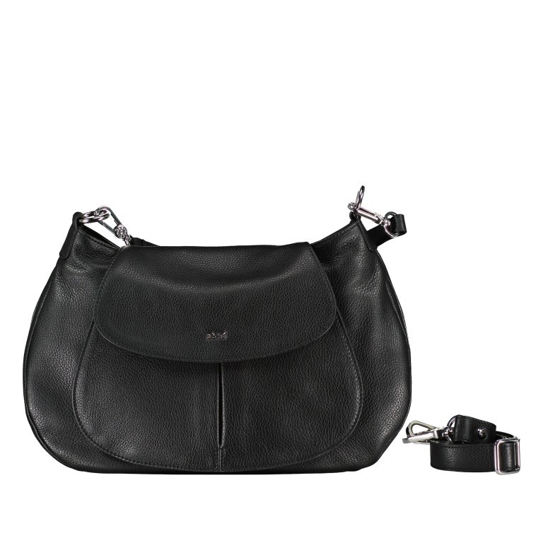 Beuteltasche Dalia Evelyn Black Nickel, Farbe: schwarz, Marke: Abro, EAN: 4067278255057, Abmessungen in cm: 38x22x13, Bild 1 von 8