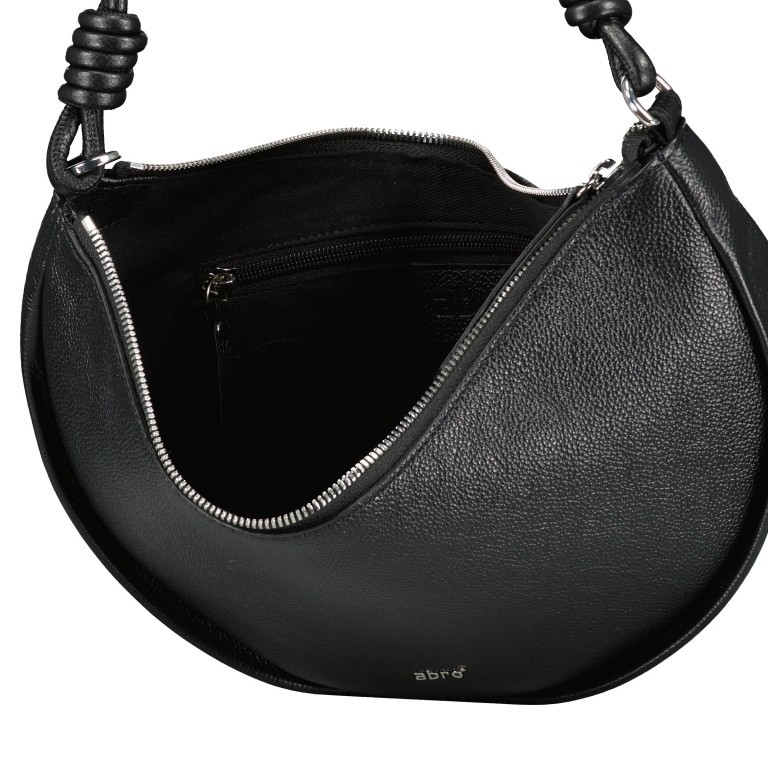 Beuteltasche Kavir Moon Black Nickel, Farbe: schwarz, Marke: Abro, EAN: 4067278258546, Abmessungen in cm: 33.5x19x7, Bild 8 von 8