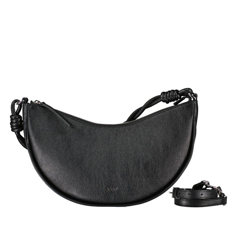 Beuteltasche Kavir Moon Black Nickel, Farbe: schwarz, Marke: Abro, EAN: 4067278258546, Abmessungen in cm: 33.5x19x7, Bild 1 von 8