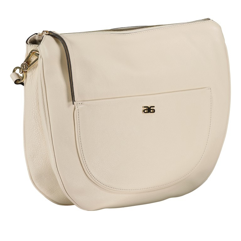 Beuteltasche Dalia Clara Big Beige, Farbe: beige, Marke: Abro, EAN: 4067278263373, Abmessungen in cm: 26x21x8, Bild 2 von 8