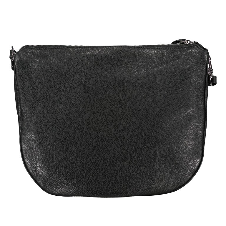 Beuteltasche Dalia Clara Big Black Nickel, Farbe: schwarz, Marke: Abro, EAN: 4067278263311, Abmessungen in cm: 26x21x8, Bild 3 von 8