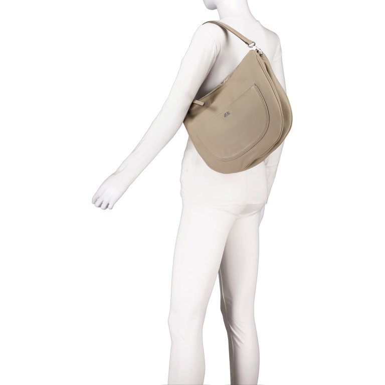 Beuteltasche Dalia Clara Big Siena, Farbe: taupe/khaki, Marke: Abro, EAN: 4067278263397, Abmessungen in cm: 26x21x8, Bild 5 von 8