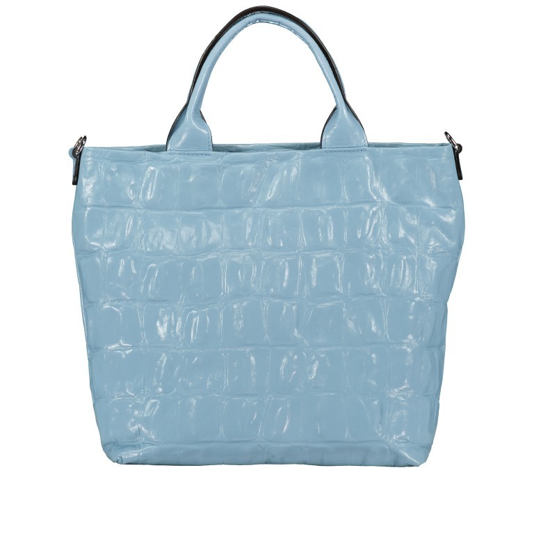 Handtasche Kroko Primitivo Kaia Medium Light Blue Fairy, Farbe: blau/petrol, Marke: Abro, EAN: 4067278248790, Abmessungen in cm: 27.5x27x16, Bild 3 von 7